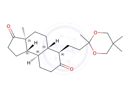 Chemical structure of Progesterone Impurity 35