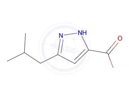 Chemical structure of 3-(2-Methylpropyl)-1h-pyrazole-5-carboxylic acid