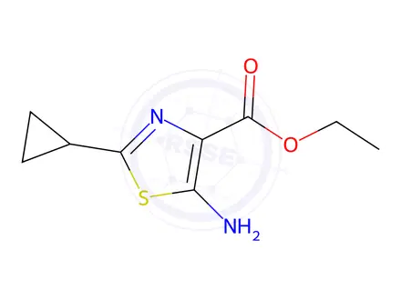 Chemical structure of ETHYL 5-AMINO-2-CYCLOPROPYL-1,3-THIAZOLE-4-CARBOXYLATE