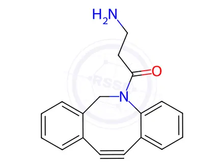 Chemical structure of DBCO-amine
