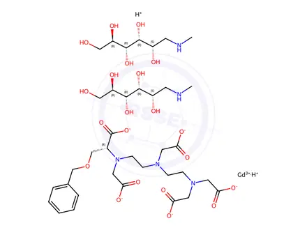 Chemical structure of GADOBENATE DIMEGLUMINE