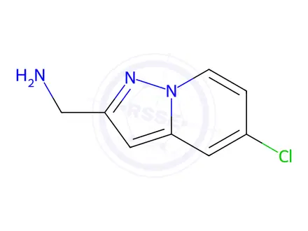 Chemical structure of (5-Chloropyrazolo[1,5-a]pyridin-2-yl)methanamine