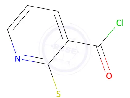 Chemical structure of 2-(methylthio)nicotinoyl chloride