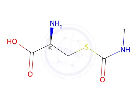 Chemical structure of S-(N-Methylcarbamoyl)-L-cysteine