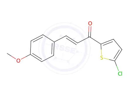 Chemical structure of 1-(5-CHLORO-2-THIENYL)-3-(4-METHOXYPHENYL)PROP-2-EN-1-ONE