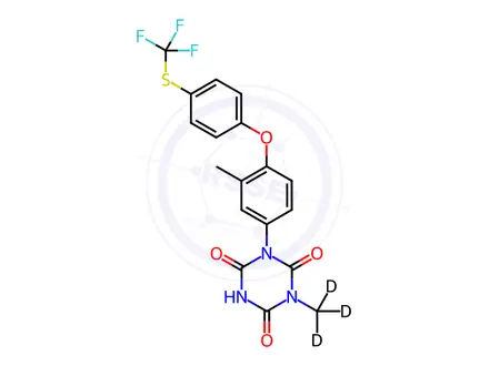 Chemical structure of Toltrazuril-D3