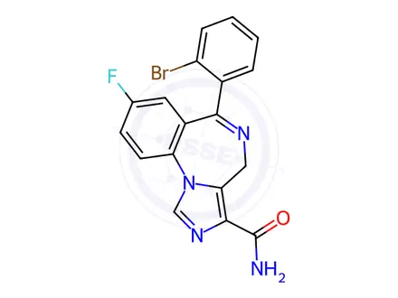 Chemical structure of Imidazenil