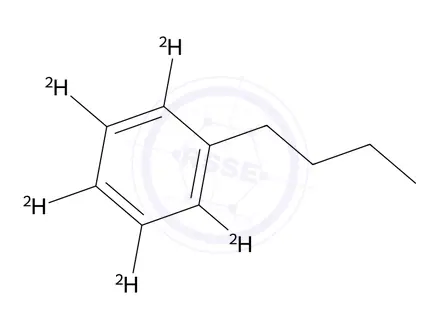 Chemical structure of n-Butylbenzene-2,3,4,5,6-d5