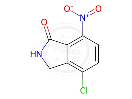 Chemical structure of 4-Chloro-7-nitroisoindolin-1-one