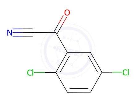 Chemical structure of 2,5-Dichlorobenzoyl cyanide