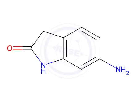 Chemical structure of 6-Amino-2-oxoindoline
