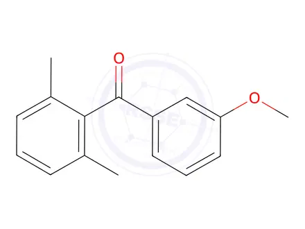 Chemical structure of (2,6-Dimethylphenyl)(3-methoxyphenyl)methanone