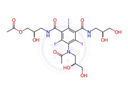 Chemical structure of Iohexol EP Impurity O