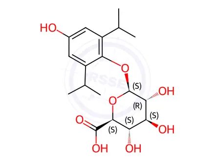 Chemical structure of Propofol Impurity 43
