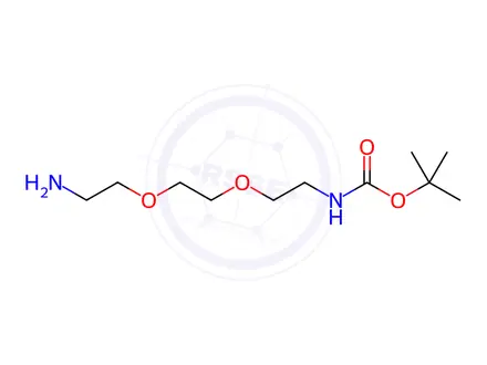 Chemical structure of N-Boc-2,2′-(ethylenedioxy)diethylamine