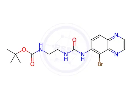 Chemical structure of N-tert-Butyloxycarbonyl Hydroxy Brimonidine