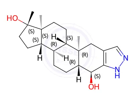Chemical structure of 4a-Hydroxy Stanozolol