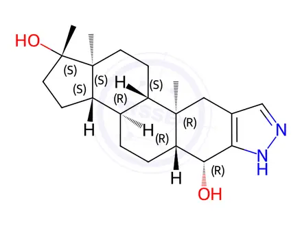 Chemical structure of 4Beta-Hydroxy Stanozolol