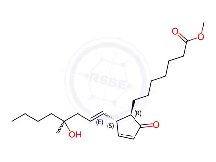 Chemical structure of Misoprostol EP Impurity C
