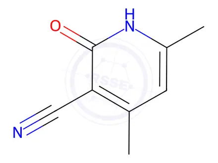 Chemical structure of 2-Hydroxy-4,6-Dimethylnicotinonitrile