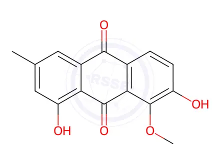 Chemical structure of 1-O-Methylnataloe-emodin