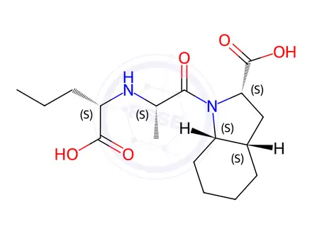 Chemical structure of Perindopril EP Impurity B