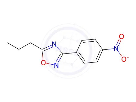 Chemical structure of 3-(4-Nitrophenyl)-5-propyl-1,2,4-oxadiazole