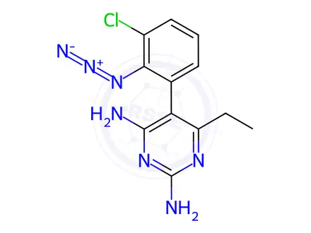 Chemical structure of Pyrimethamine Impurity 12