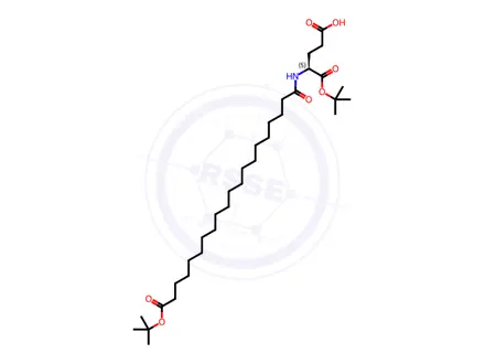 Chemical structure of Semaglutide Impurity 58(tBuO-C20-Glu-OtBu)