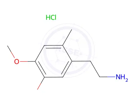 Chemical structure of 4,5-Dimethoxy-2-methylbenzeneethanamine HCl