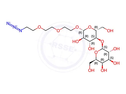 Chemical structure of Lactose-PEG-N3