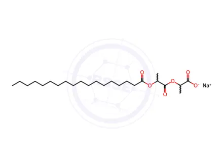 Chemical structure of Monostearin Impurity 85 Sodium Salt