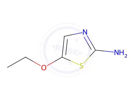 Chemical structure of 2-Thiazolamine, 5-ethoxy-