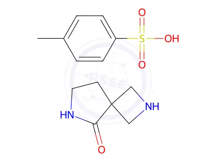 Chemical structure of 2,6-Diaza-spiro[3.4]octan-5-one tosylate