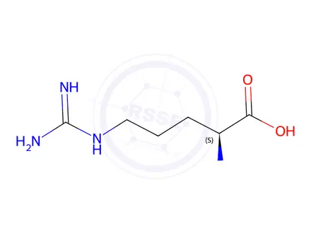 Chemical structure of Arginine