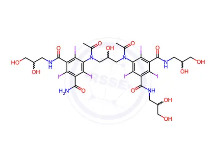 Chemical structure of Iodixanol EP Impurity E