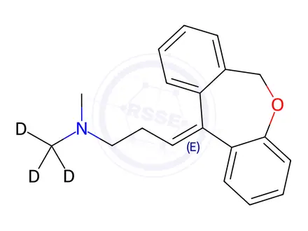 Chemical structure of Doxepin d3