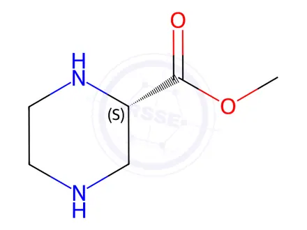 Chemical structure of (S)-Piperazine-2-carboxylic acid methyl ester dihydrochloride
