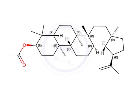 Chemical structure of Lup-20(29)-en-3a-yl acetate