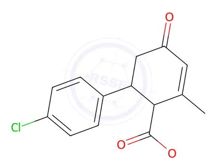 Chemical structure of Ethyl 4'-chloro-3-methyl-5-oxo-1,2,5,6-tetrahydro-[1,1'-biphenyl]-2-carboxylate