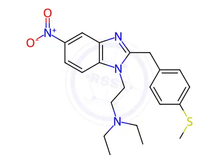 Chemical structure of Clonitazene Impurity 40
