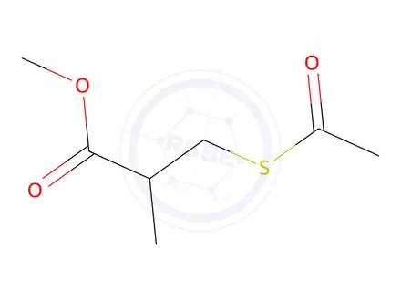 Chemical structure of Methyl 3-(acetylthio)-2-methylpropanoate