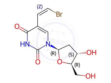 Chemical structure of (Z)-Brivudine