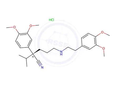Chemical structure of (R)-(+)-Nor Verapamil Hydrochloride
