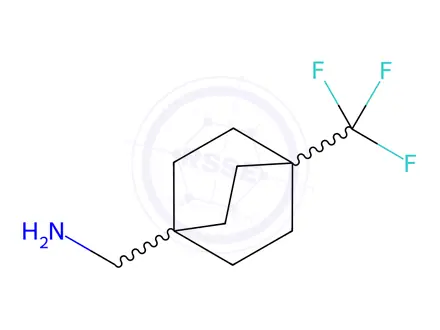 Chemical structure of (4-(Trifluoromethyl)bicyclo[2.2.2]Octan-1-yl)methanamine