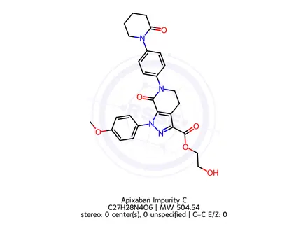 Chemical structure of Apixaban Impurity 139