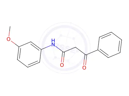 Chemical structure of N-(3-METHOXY-PHENYL)-3-OXO-3-PHENYL-PROPIONAMIDE