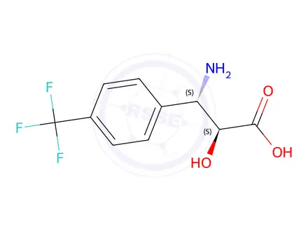 Chemical structure of (2S,3S)-3-Amino-2-hydroxy-3-(4-(trifluoromethyl)phenyl)propanoic acid