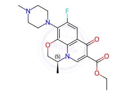Chemical structure of Levofloxacin USP Related Compound C