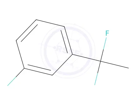 Chemical structure of 1-(1,1-Difluoroethyl)-3-fluorobenzene